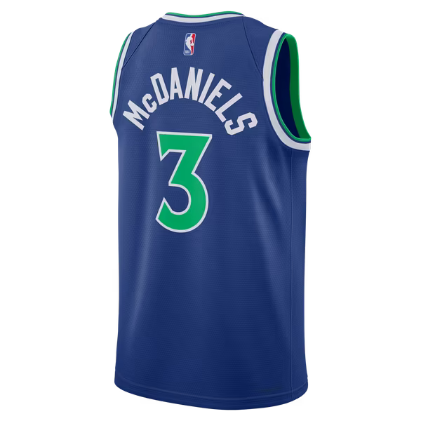Jaden McDaniels Minnesota Timberwolves Nike Unisex Swingman Jersey - Icon Edition - Blue