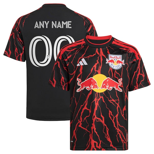 Customized New York Red Bulls 2026 The Rooted Kit Replica Custom Jersey Black