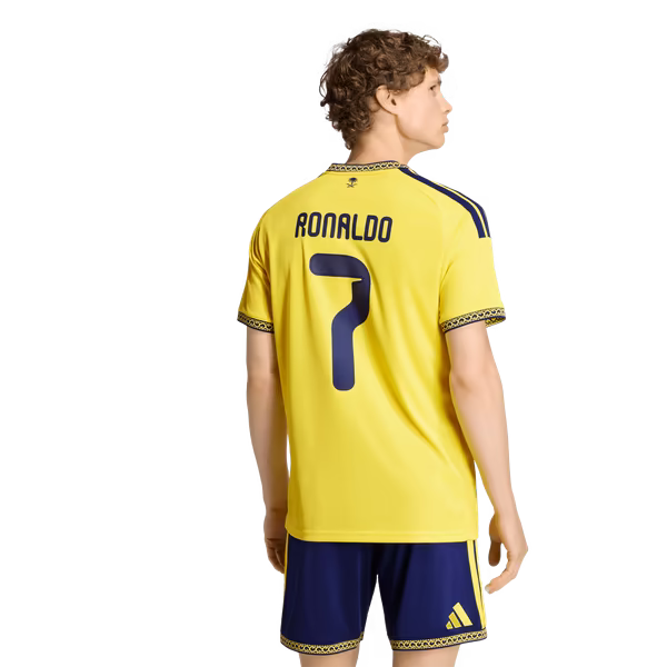 Cristiano Ronaldo Al-Nassr FC adidas 2026/27 Home Replica Jersey - Yellow