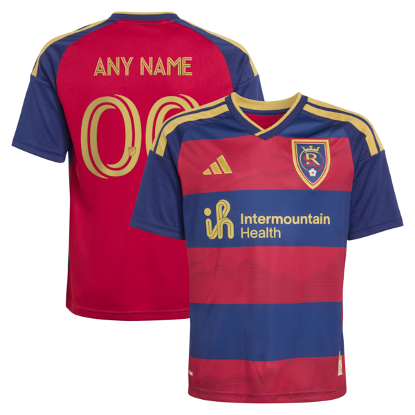 Customized Real Salt Lake Youth 2026 The Switchback Replica Custom Jersey Red