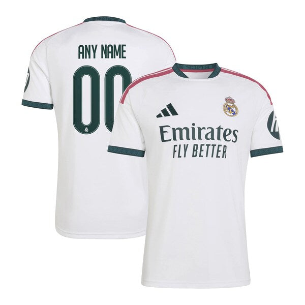 Adidas Real Madrid 2026/27 Home Replica Custom Jersey White
