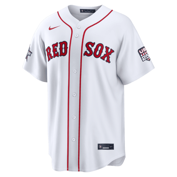 Custom 2026 All-Star Game Boston Red Sox Stars & Stripes Stadium Pick-A-Player Jersey White