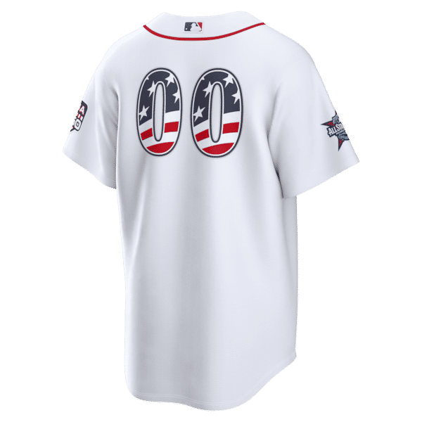 Custom 2026 All-Star Game Boston Red Sox Stars & Stripes Stadium Pick-A-Player Jersey White