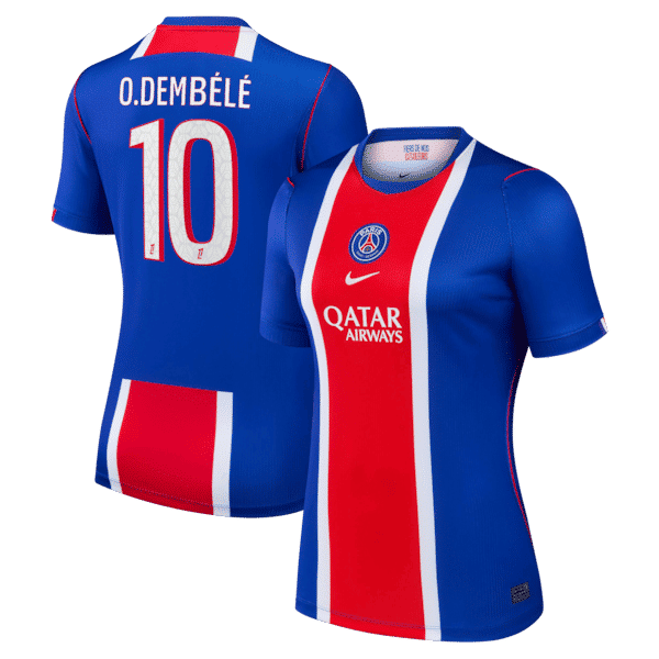 Nike Ousmane Dembélé Paris Saint-Germain 2026/27 Home Stadium Replica Jersey Blue