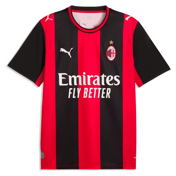 Puma Rafael Leão AC Milan 2026/27 Home Replica Jersey Black/Red