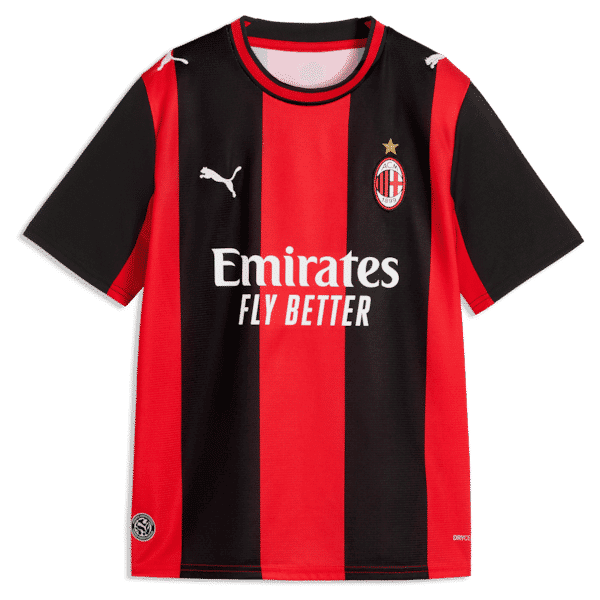 Puma Rafael Leão AC Milan 2026/27 Home Replica Jersey Black/Red