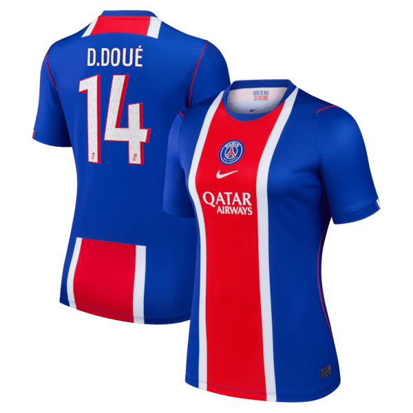 Nike Désiré Doué Paris Saint-Germain 2026/27 Home Stadium Replica Jersey Blue