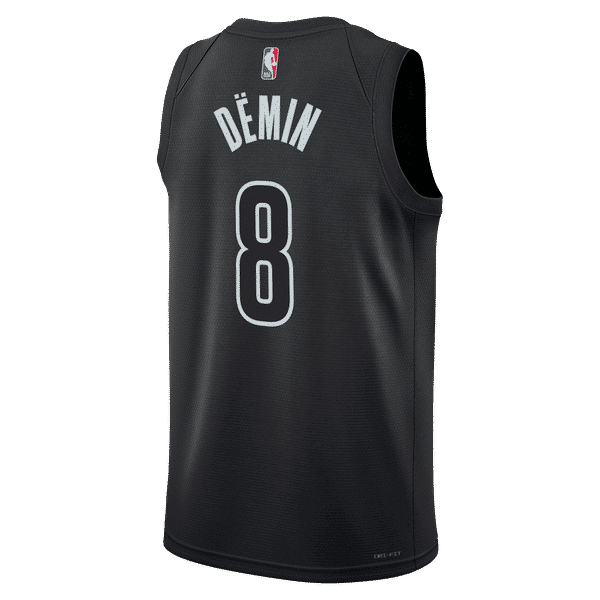 JERSEY INTL (JI) Unisex Jordan Brand Brooklyn Nets Egor Dëmin Jersey