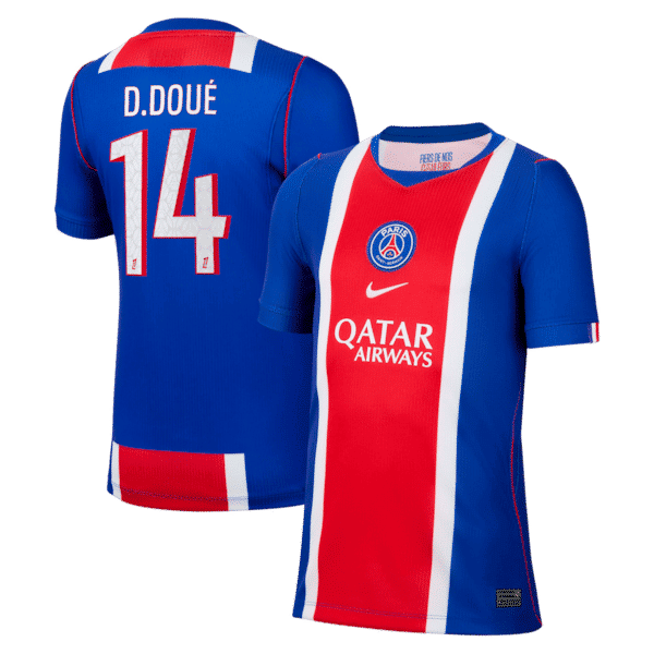 Nike Désiré Doué Paris Saint-Germain 2026/27 Home Stadium Replica Jersey Blue