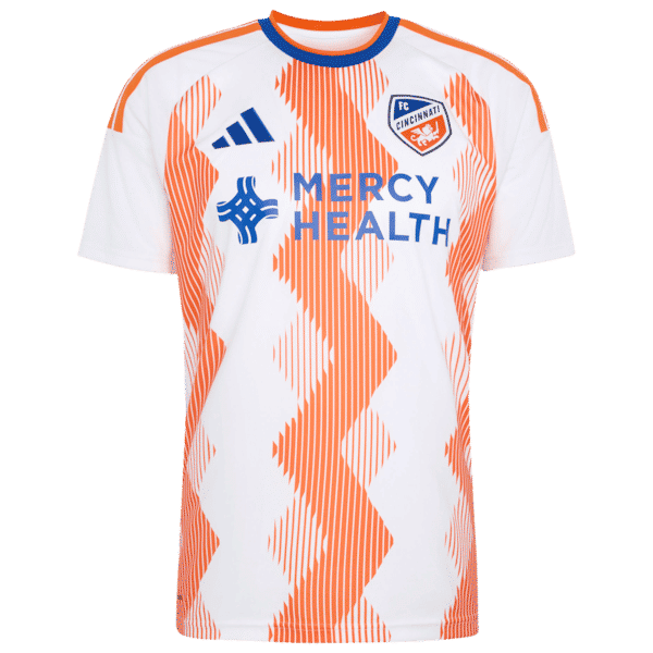 Customized Kevin Denkey FC Cincinnati 2026 The Seven Hills Kit Replica Jersey White