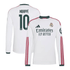 Kylian Mbappé Real Madrid adidas 2026/27 Home Replica Long Sleeve Jersey - White