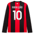 Puma Rafael Leão AC Milan 2026/27 Home Replica Long Sleeve Jersey Black/Red