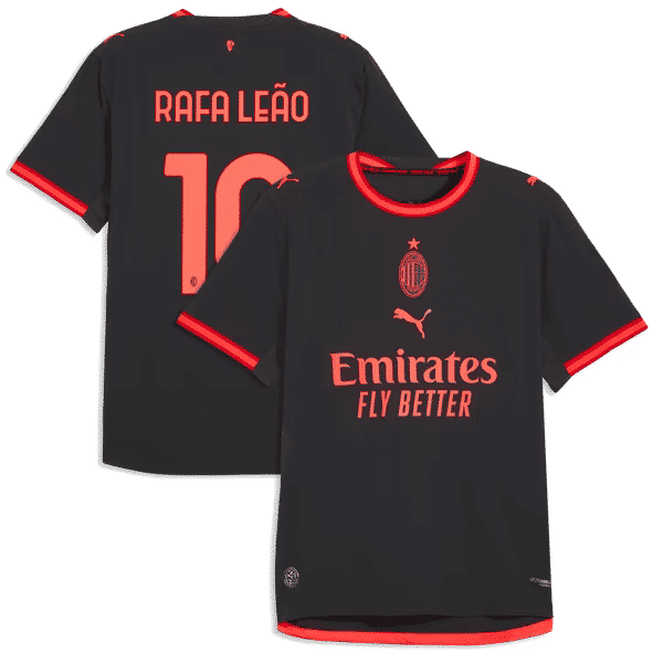 Rafael Leão AC Milan Puma 2026/27 Third On-Field Authentic Jersey - Gray