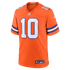 Custom Bo Nix Denver Broncos Mile High Collection 1977 Throwback Game Jersey Orange