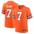 Custom John Elway Denver Broncos Mile High Collection 1977 Throwback Retired Player Game Jersey Orange