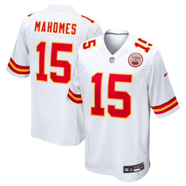 Custom Patrick Mahomes Kansas City Chiefs Game Jersey White