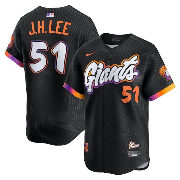 Custom Jung Hoo Lee San Francisco Giants 2025 City Connect Limited Jersey Black