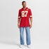 Custom Travis Kelce Kansas City Chiefs Game Jersey Red
