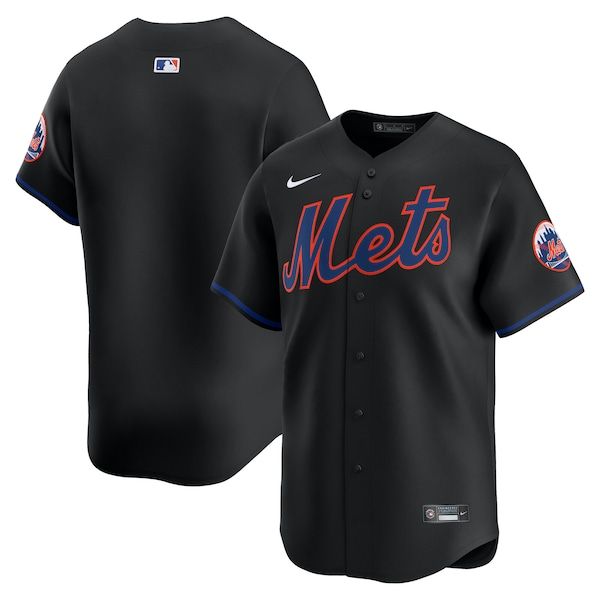 Custom Juan Soto New York Mets Alternate Limited Jersey Black