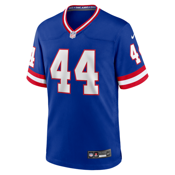 Custom Cam Skattebo New York Giants Alternate 2 Legacy Game Jersey Royal