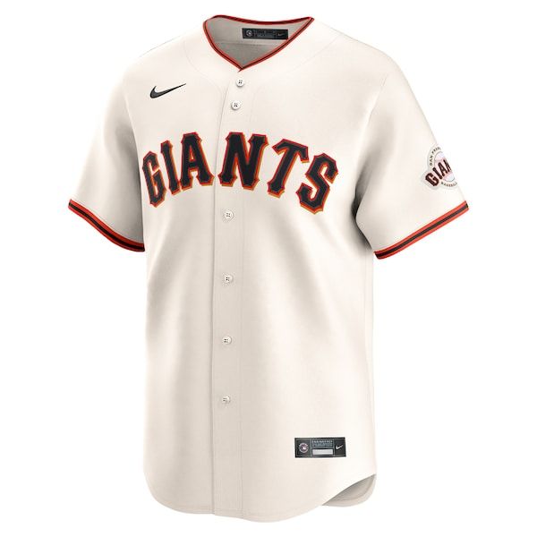Custom San Francisco Giants Home Limited Custom Jersey Cream