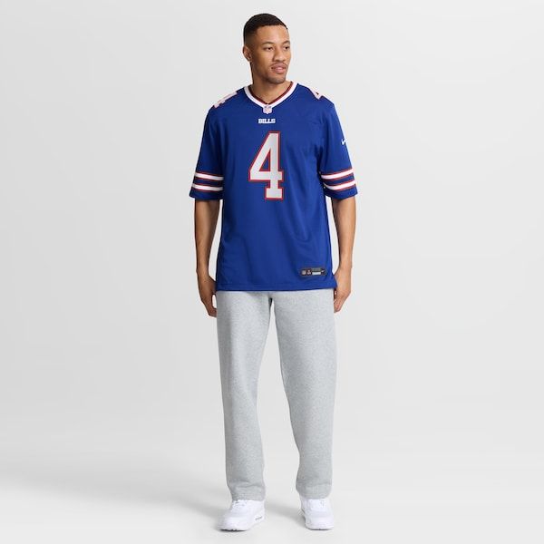 Custom James Cook III Buffalo Bills Game Jersey Royal