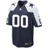 Custom Dallas Cowboys Custom Game Jersey Navy