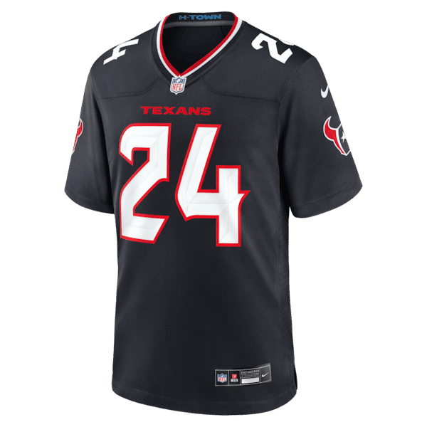 Custom Derek Stingley Jr. Houston Texans Game Jersey Navy