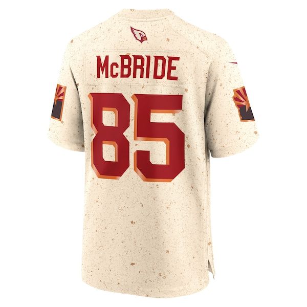 Custom Trey McBride Arizona Cardinals Game Jersey Natural