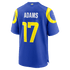 Custom Davante Adams Los Angeles Rams Game Jersey Royal