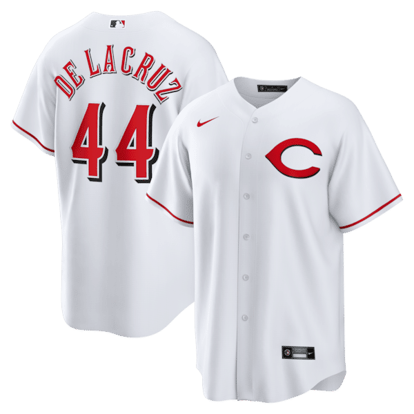 Custom Elly De La Cruz Cincinnati Reds Alternate 2 Replica Jersey White
