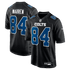 Custom Tyler Warren Indianapolis Colts Fashion Game Jersey Carbon Black