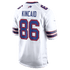 Custom Dalton Kincaid Buffalo Bills Game Jersey White