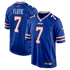 Custom Doug Flutie Buffalo Bills Game Retired Player Jersey Royal