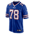 Custom Bruce Smith Buffalo Bills Game Retired Player Jersey Royal