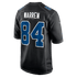 Custom Tyler Warren Indianapolis Colts Fashion Game Jersey Carbon Black
