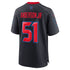 Custom Will Anderson Jr. Houston Texans Alternate Game Jersey Navy