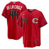 Custom Elly De La Cruz Cincinnati Reds 2026 City Connect Stadium Jersey Red