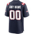 Custom New England Patriots Custom Game Jersey Navy