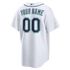 Custom Seattle Mariners Home Replica Custom Jersey White