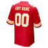 Custom Kansas City Chiefs Custom Game Jersey Red