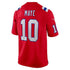 Custom Drake Maye New England Patriots Game Jersey Red
