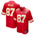 Custom Travis Kelce Kansas City Chiefs Game Jersey Red