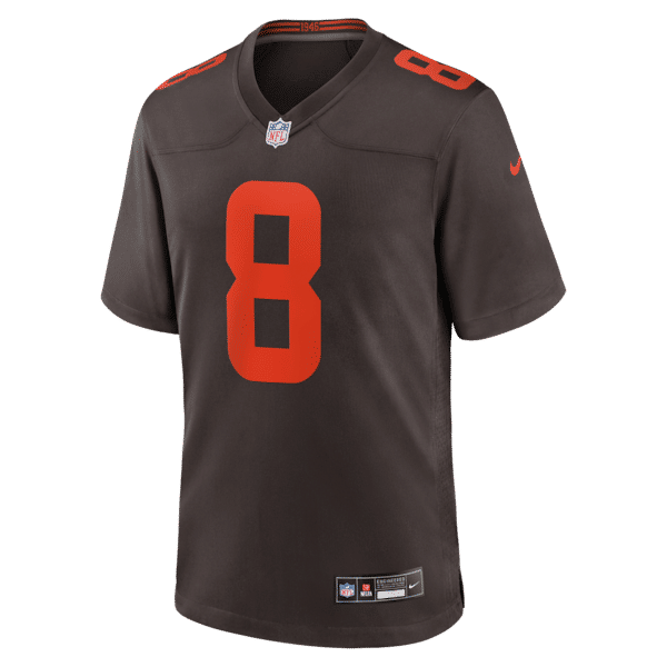 Custom Jared Verse Cleveland Browns Alternate Alpha Dawg Game Jersey Brown