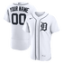 Custom Detroit Tigers Home Authentic Custom Jersey White