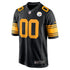 Custom Pittsburgh Steelers Custom Game Jersey Black