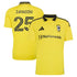 Customized Sean Zawadzki Columbus Crew 2026 Crafted for Excellence Kit Replica Jersey Yellow