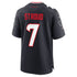 Custom C.J. Stroud Houston Texans Game Jersey Navy