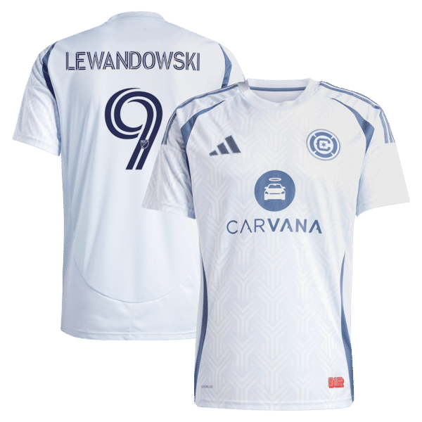 Robert Lewandowski Chicago Fire Customized 2025 The Municipal Kit Replica Jersey - Light Blue