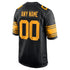 Custom Pittsburgh Steelers Custom Game Jersey Black